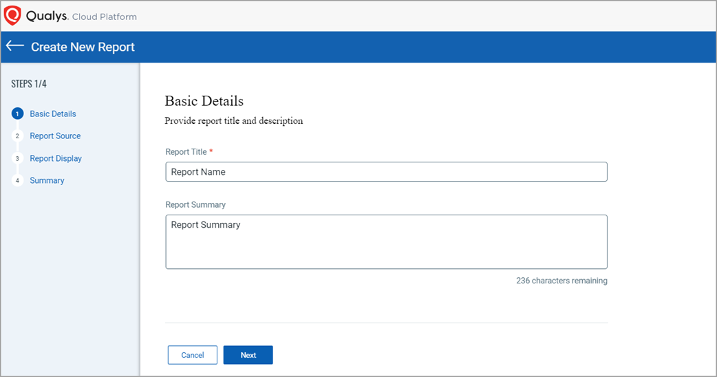Basic Details Page
